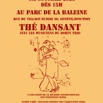 affiche thé dansant au parc de la Baleine